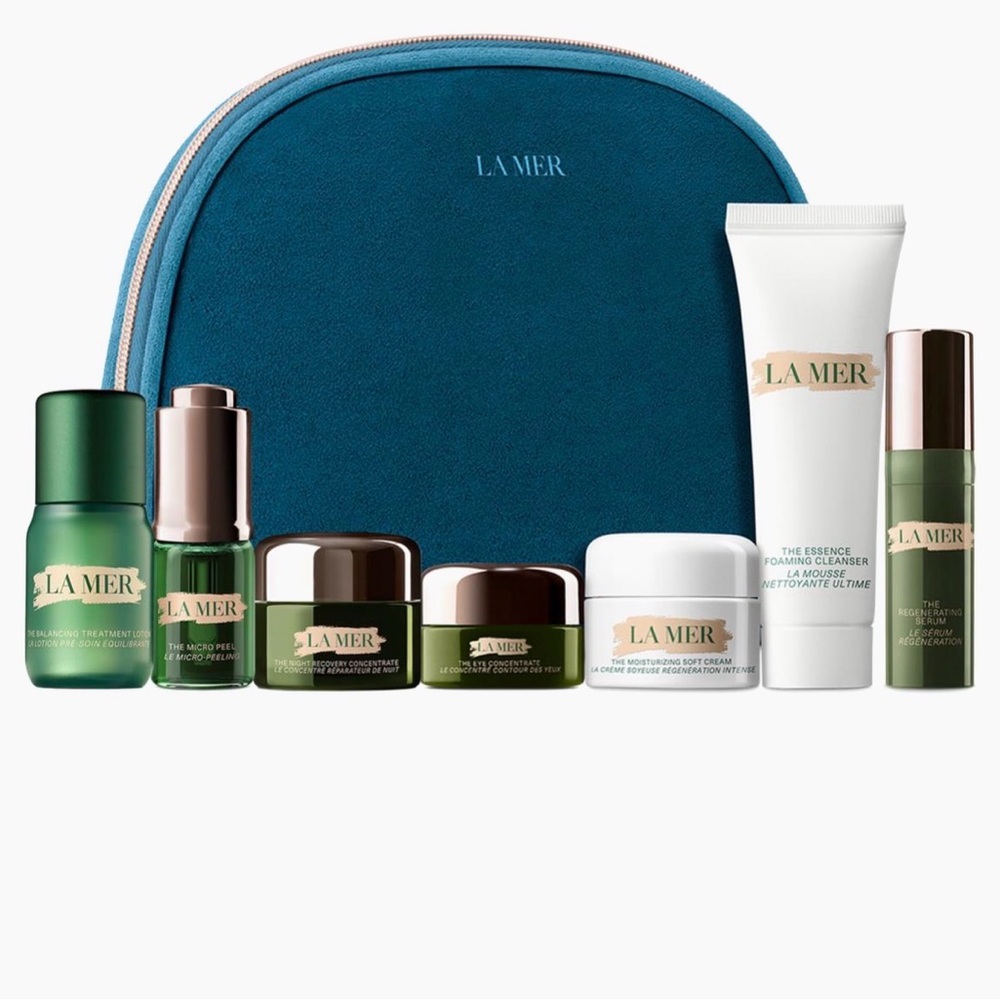 La Mer skincare set lamer cream cleanser lotion serum peel  eye face new fresh